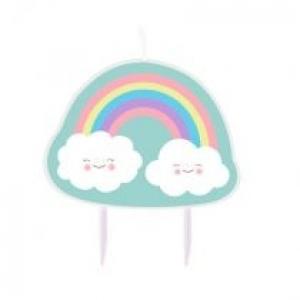 Świeczka urodzinowa Rainbow&Cloud