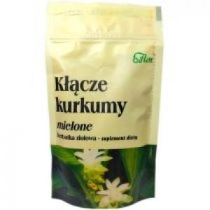 Flos Kłącze kurkumy mielone - herbatka ziołowa Suplement diety 80 g