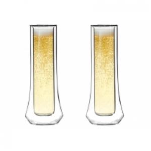 Vialli Design Komplet kieliszków do szampana z podwójną ścianką Soho 8906 2 x 140 ml