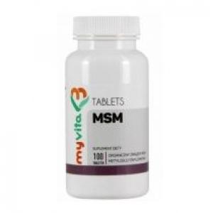 MyVita MSM 500 mg - suplement diety 100 tab.