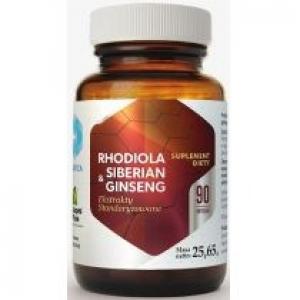 Hepatica Rhodiola i Siberian Ginseng ekstrakt - suplement diety 90 kaps.