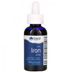 Trace Minerals Ionic Iron Suplement diety 56 ml