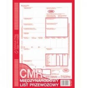 Michalczyk i Prokop Międzynarodowy List Przewozowy CMR A4 oryginał+ 5 kopii A4