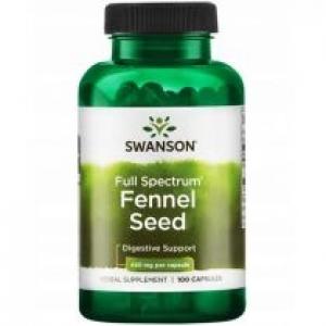 Swanson Full Spectrum Fennel Seed - Nasiona Kopru Suplement diety 100 kaps.