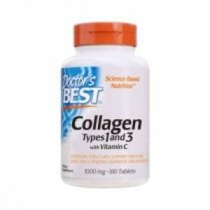 Doctors Best Collagen Types 1 and 3 with Vitamin C 1000 mg - suplement diety 180 tab.