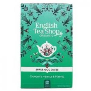 English Tea Shop Herbata owocowa Cranberry, Hibiscus and Rosehip 20 x 1,75 g Bio