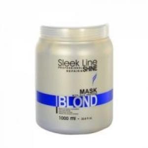 Stapiz Sleek Line Blond Mask maska z jedwabiem do włosów blond zapewniająca platynowy odcień 1 l