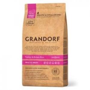 Grandorf Adult all breeds turkey & brown rice karma sucha dla psów wszystkich ras 3 kg