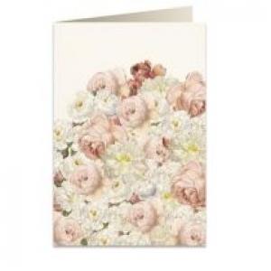 Tassotti Karnet B6 + koperta 7521 Białe róże