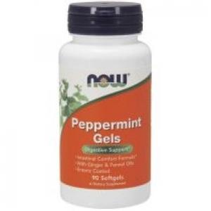 Now Foods Peppermint Gels - Olej z Mięty Pieprzowej Suplement diety 90 kaps.