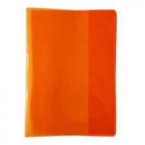 Panta Plast Okładka na zeszyt A5 PVC Neon pomarańczowy 5 szt.