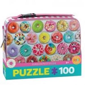 Puzzle 100 z lunch box Delightful Donuts 9100-5825 Eurographics
