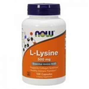 Now Foods L-Lizyna 500 mg Suplement diety 100 kaps.