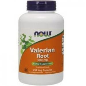 Now Foods Valerian Root (Waleriana) - Kozłek Lekarski 500 mg Suplement diety 250 kaps.