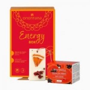 Orientana Zestaw Energy Box: peeling do twarzy i zawieszka zapachowa