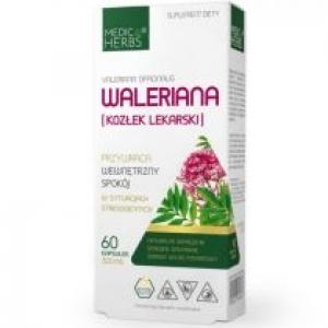 Medica Herbs Waleriana Suplement diety 60 kaps.