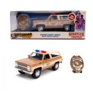 Auto Chevy K5 1980 Stranger Things POLICE 1:24 Dickie Simba