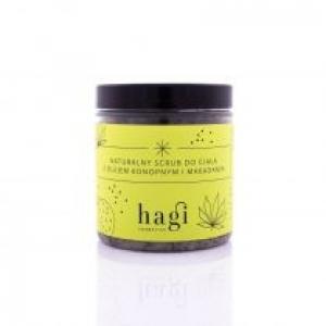 Hagi Cosmetics Naturalny scrub do ciała z olejem konopnym i makadamia 300 g