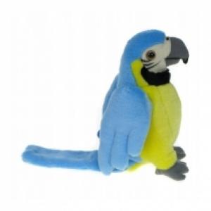 Papuga niebieska 25cm Dubi