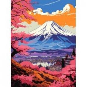 Ideyka Malowanie po numerach - Magiczne Fuji 30x40cm