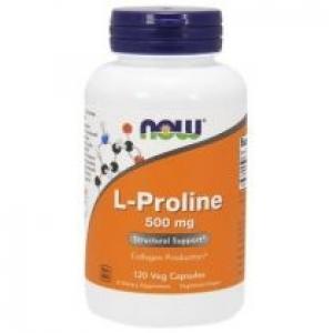 Now Foods L-Prolina Suplement diety 120 kaps.