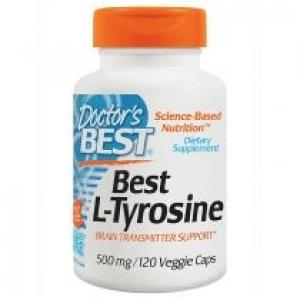 Doctors Best L-Tyrosine Suplement diety 120 kaps.