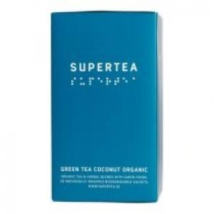 Teministeriet Supertea Green Tea Coconut Organic Herbata zielona