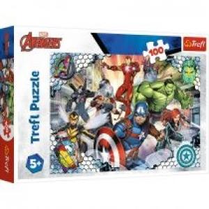 Puzzle 100 el. Sławni Avengers/Disney Marvel Trefl