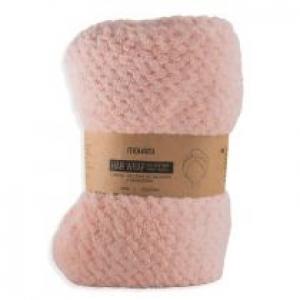 Mohani _Hair Wrap turban-ręcznik do włosów z mikrofibry Różowy