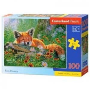 Puzzle 100 el. Foxy Dreams Castorland