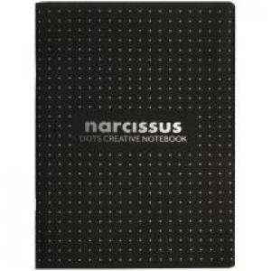 Zeszyt A4 80g czarny Narcissus kropka 48 kartek