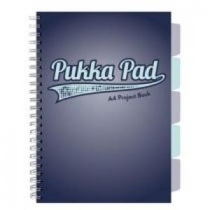 Pukka Project Book Navy A4 kratka 100 kartek 3 szt.