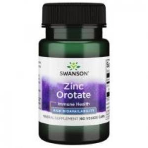 Swanson Zinc Orotate 10 mg Suplement diety 60 kaps.