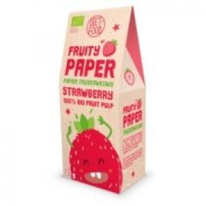 Diet-Food Papier owocowy - truskawka 100% Zestaw 3 x 25 g Bio