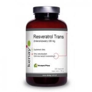 Kenay Zmikronizowany Resveratrol 100 mg Suplement diety 300 kaps.