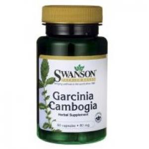 Swanson Garcinia Cambogia - ekstrakt 5:1 80 mg Suplement diety 60 kaps.
