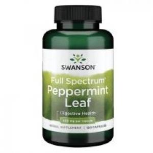 Swanson Full Spectrum Peppermint Leaf Suplement diety 120 kaps.
