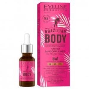 Eveline Cosmetics Brazilian Body skoncentrowane krople samoopalające do twarzy i ciała 18 ml