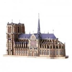Puzzle Metalowe Model 3D - Katedra Notre Dame piececool