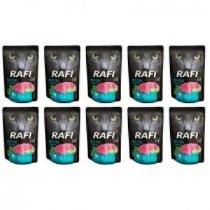 Rafi Sterilised Karma mokra dla kotów z tuńczykiem Zgrzewka 10 x 100 g