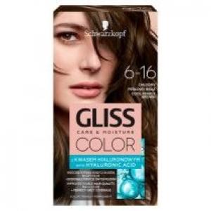 Schwarzkopf Gliss Color krem koloryzujący do włosów 6-16 Chłodny Perłowy Brąz