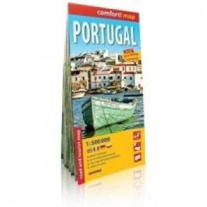 Comfort!map Mapa samochodowo-turystyczna Portugalia 1:500 000
