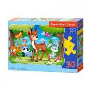 Puzzle 30 el. A Deer AND Friends Castorland