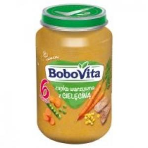 BoboVita Zupka warzywna z cielęciną po 6 miesiącu Zestaw 3 x 190 g