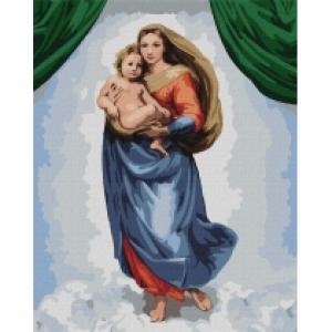 Ideyka Malowanie po numerach. Madonna Sykstyńska 40 x 50 cm