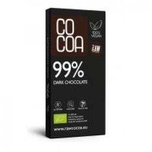 Cocoa Czekolada ciemna 99 % bezglutenowa 50 g Bio