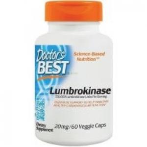 Doctors Best Lumbrokinase - Lumbrokinaza 20 mg Suplement diety 60 kaps.