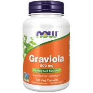 Now Foods Graviola 500 mg suplement diety 100 kaps.