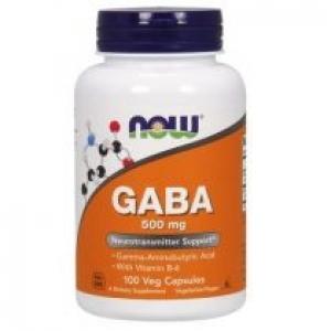 Now Foods GABA 500 mg Suplement diety 100 kaps.