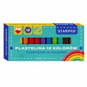 Plastelina 12 kolorów School STARPAK 533623